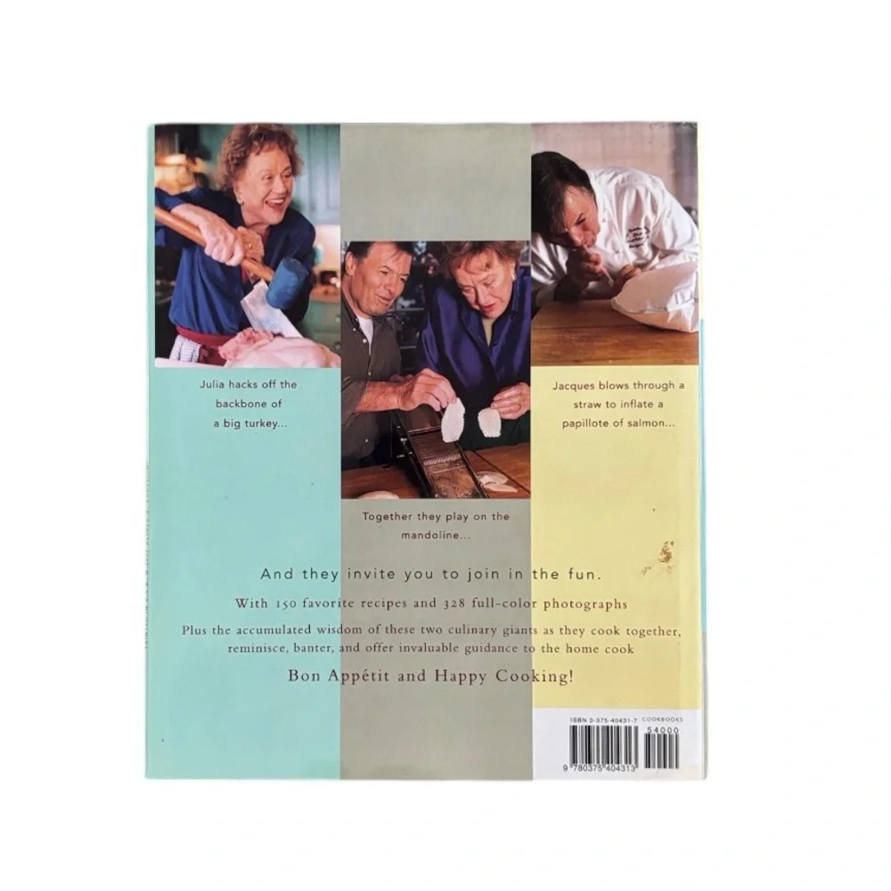 Julia and Jacques Cooking at Home Hardcover Cookbook - Picture 2 of 5